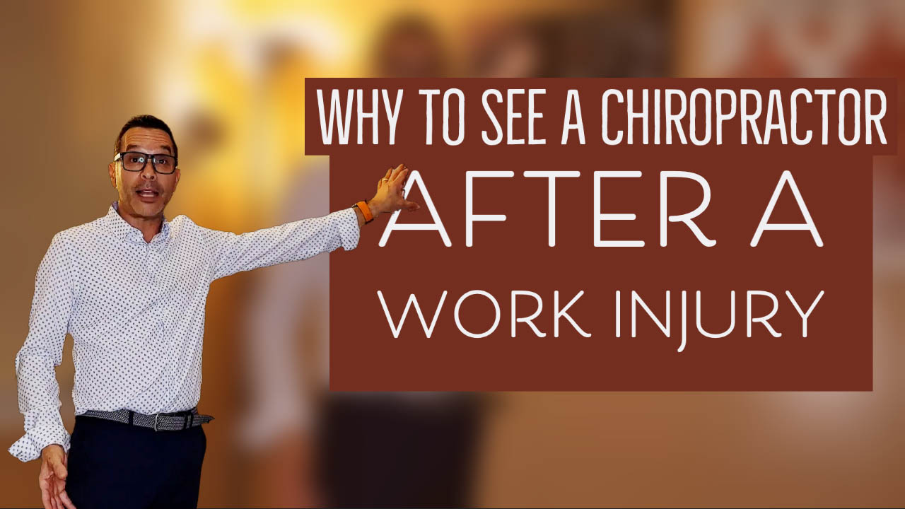 Why to see a chiropractor after a work injury